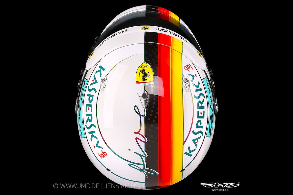Formel 1: Die schönsten Helme von Vettel