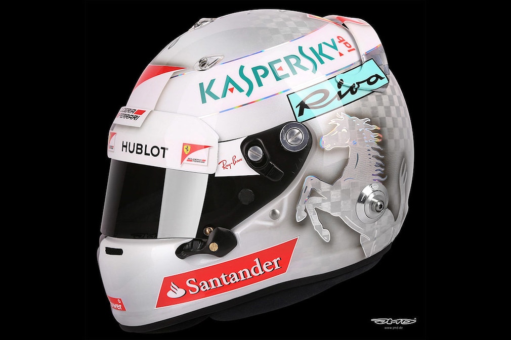 Formel 1: Die schönsten Helme von Vettel