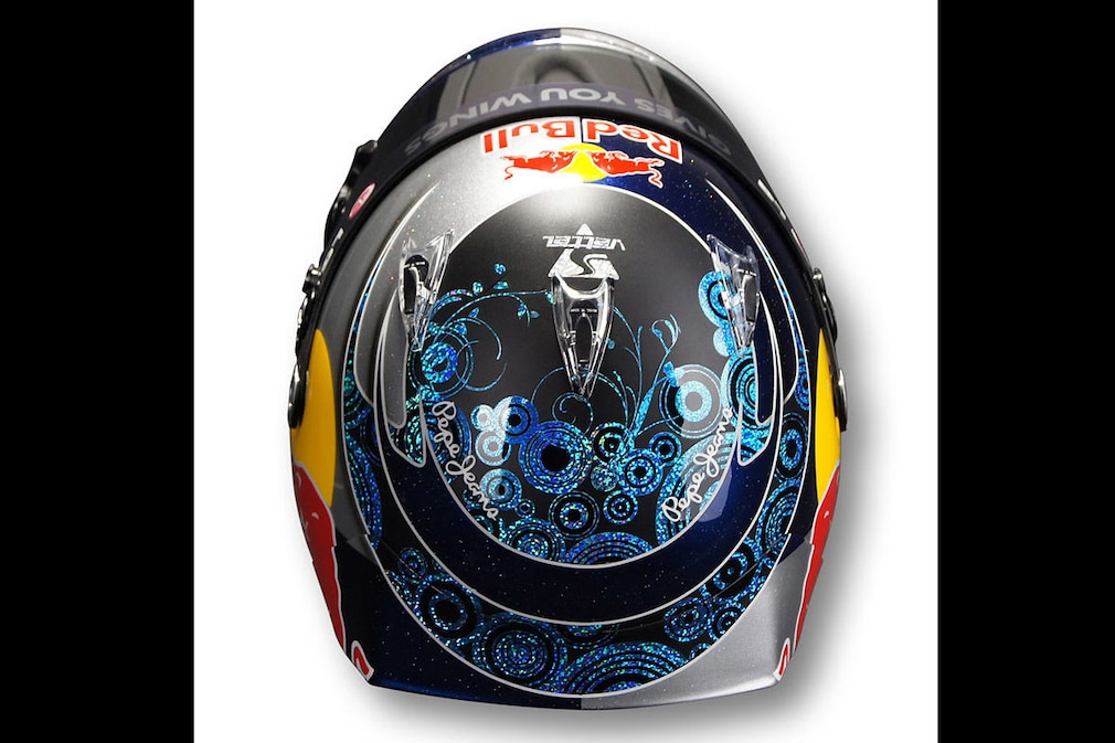 Formel 1: Die schönsten Helme von Vettel