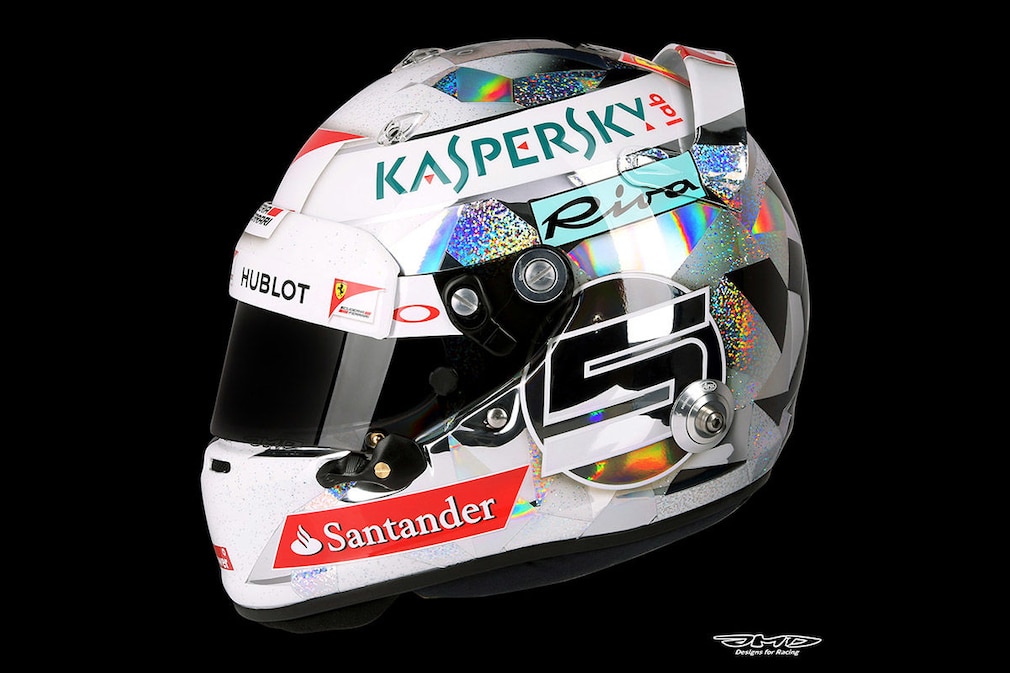 Formel 1: Die schönsten Helme von Vettel