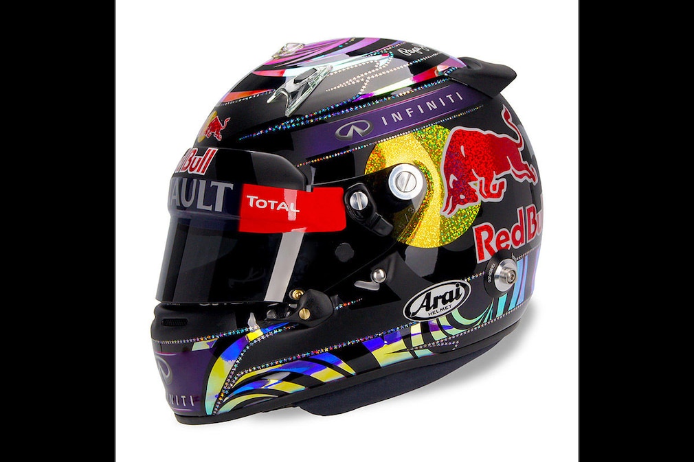 Formel 1: Die schönsten Helme von Vettel