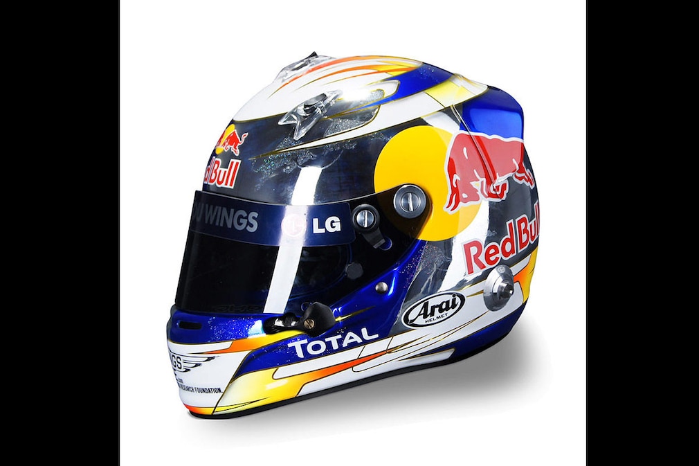 Formel 1: Die schönsten Helme von Vettel