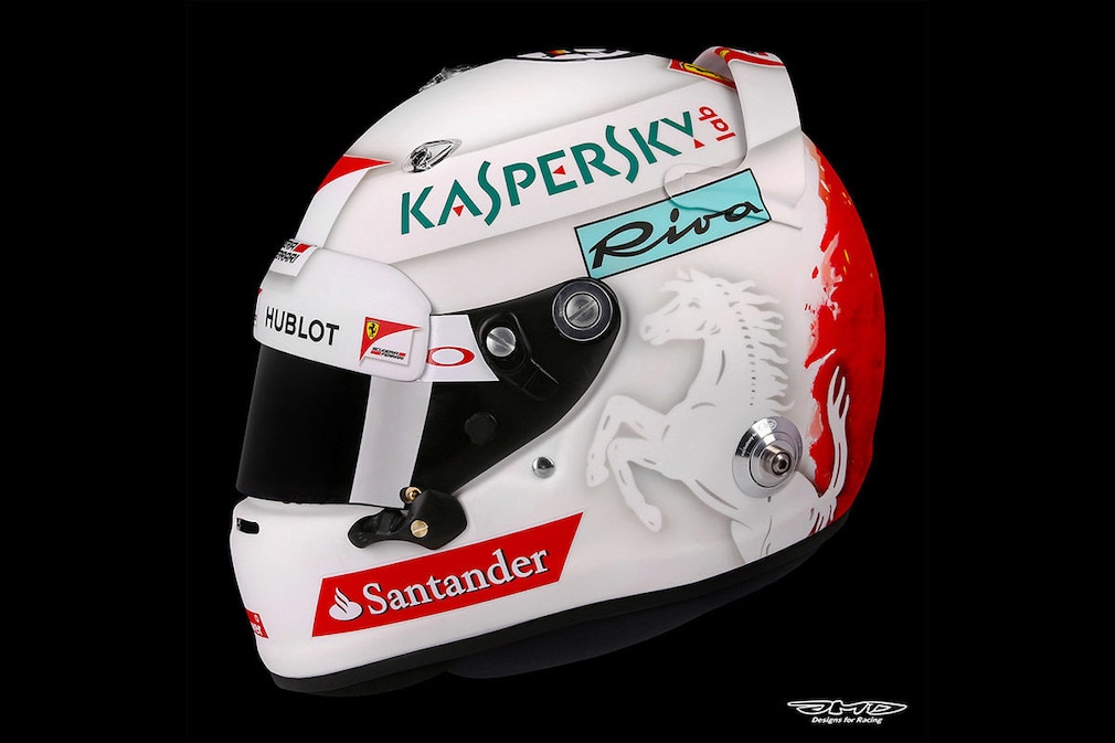 Formel 1: Die schönsten Helme von Vettel