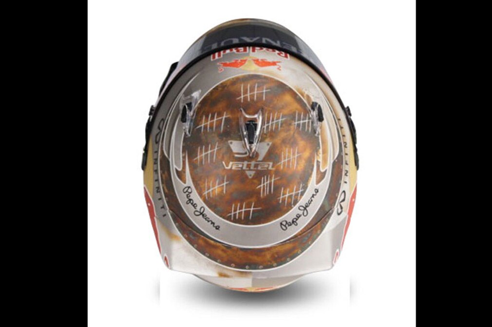 Formel 1: Die schönsten Helme von Vettel