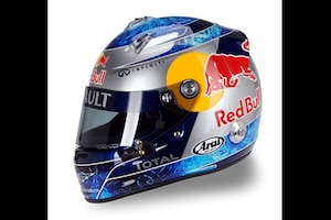 Formel 1: Die schönsten Helme von Vettel