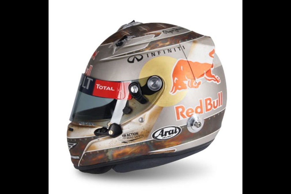 Formel 1: Die schönsten Helme von Vettel