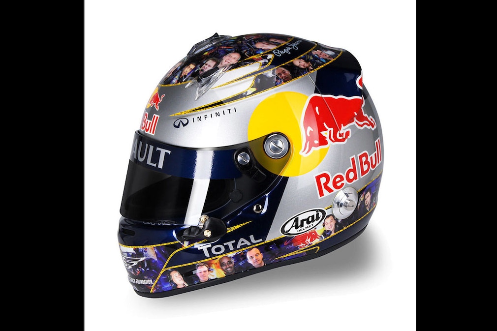 Formel 1: Die schönsten Helme von Vettel