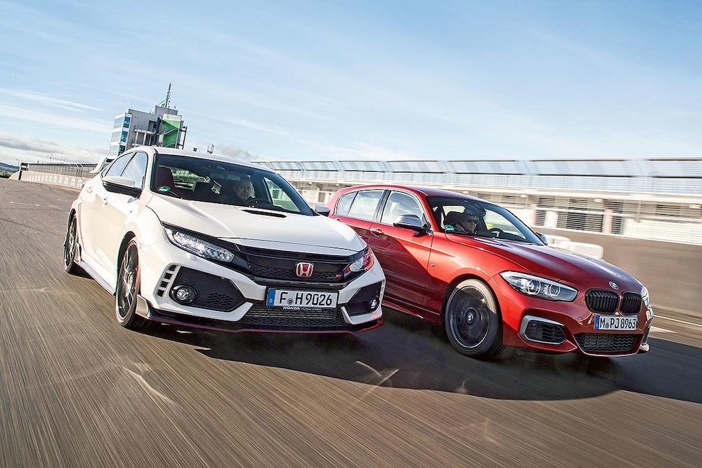 BMW M140i Honda Civic Type R