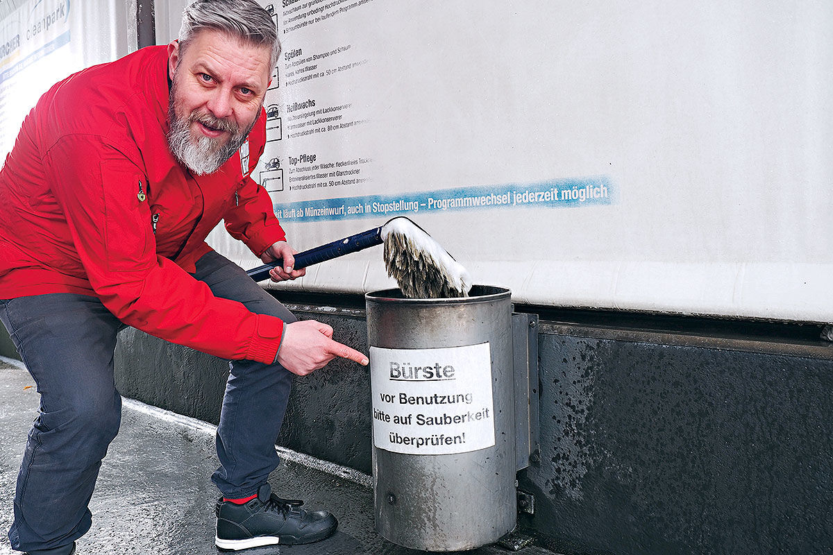 Auto waschen Schritt für Schritt