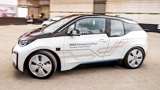 Autonomer BMW i3 (Level 5): MWC 2018