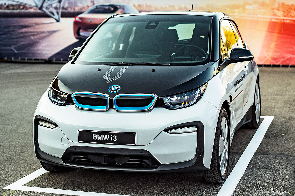 Autonomer BMW i3 Level 5 MWC 2018 AUTO BILD