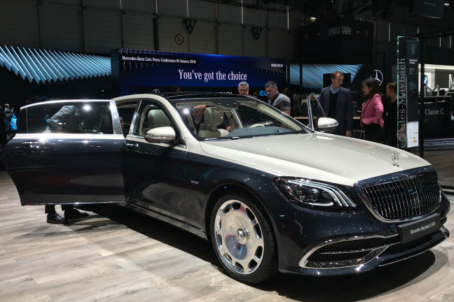 Video Mercedes Maybach S Klasse Genf 2018 Autobild De