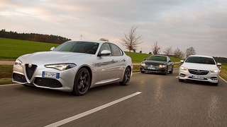 Alfa Giulia Opel Insignia VW Arteon