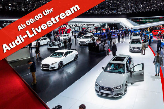 Autosalon Genf: Audi im Live-Stream