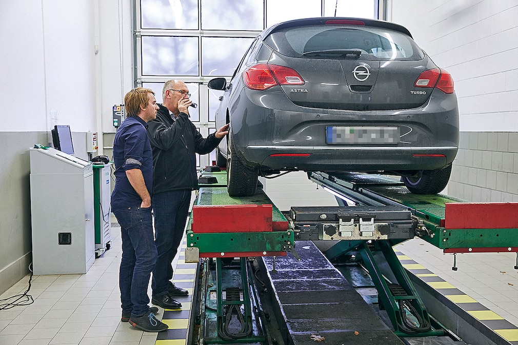 Werkstatt, Hebebühne