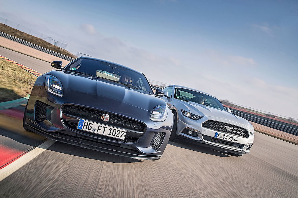 Ford Mustang Jaguar F-Type