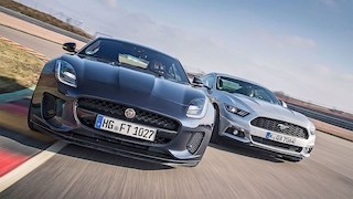 Ford Mustang Jaguar F-Type