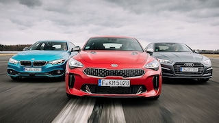 Audi A5 Sportback BMW 4er Gran Coupé Kia Stinger