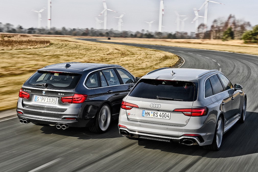Alpina B3 S Bitturbo Touring Audi RS 4 Avant