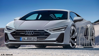 Audi R8 Coupé Illustration