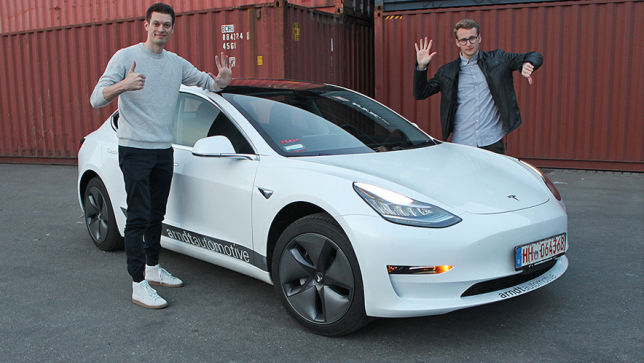 Video Tesla Model 3 2018 Autobild De