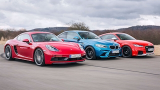 Audi TT RS BMW M2 Porsche 718 GTS