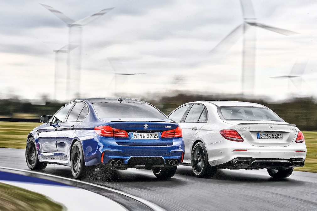 BMW M5   Mercedes-AMG E 63 S+