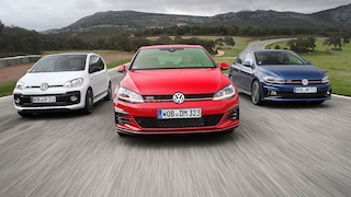 VW Up GTI VW Polo GTI VW Golf GTI