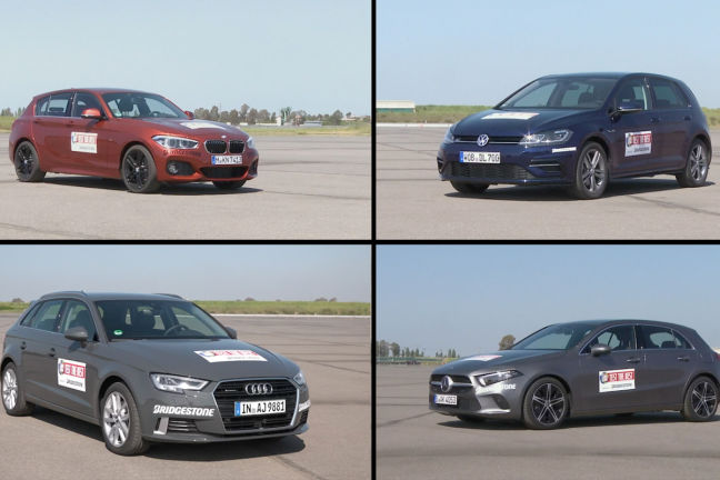 Video A Klasse Vs Golf Vs A3 Vs 1er 2018 Autobild De