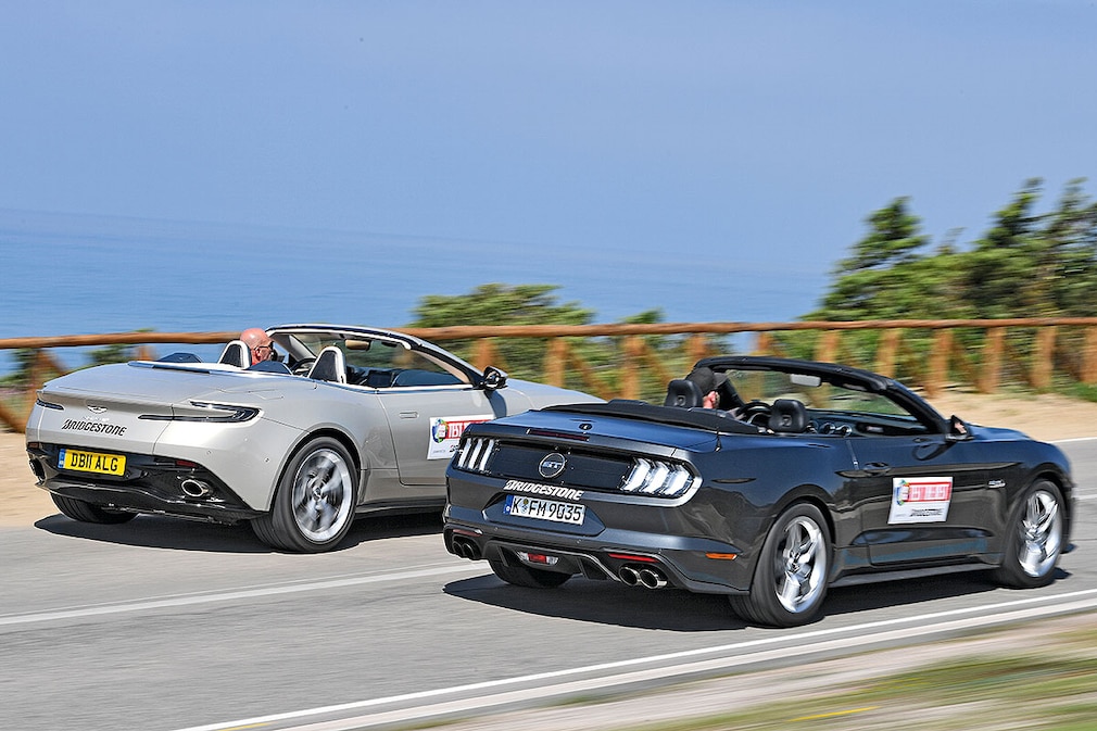 Aston Martin DB11 Volante Ford Mustang Convertible