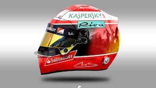 Formel 1: Legenden-Helmdesigns