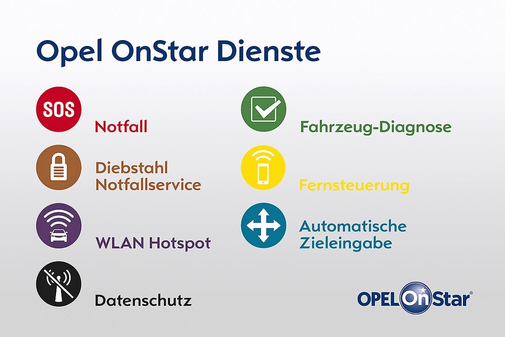 Opel OnStar - Fahrzeugsicherheit und Vernetzung