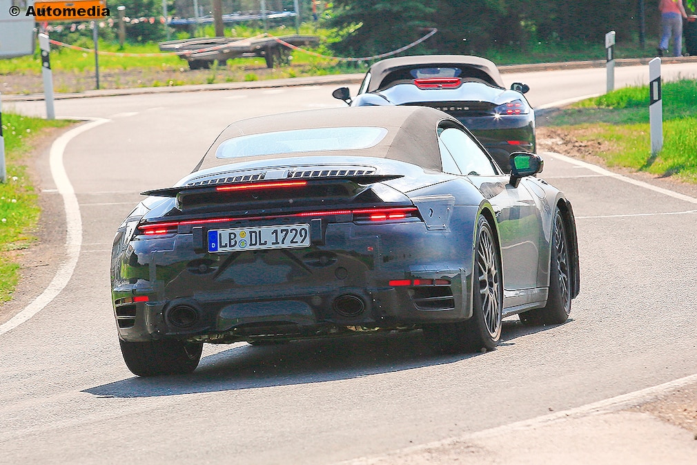 Erlkönig Porsche 911 Turbo Cabrio