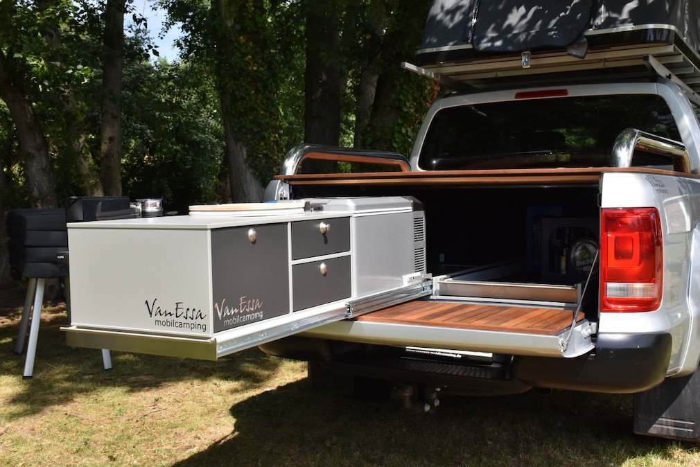 Küchensystem für den VW Amarok von VanEssa mobilcamping