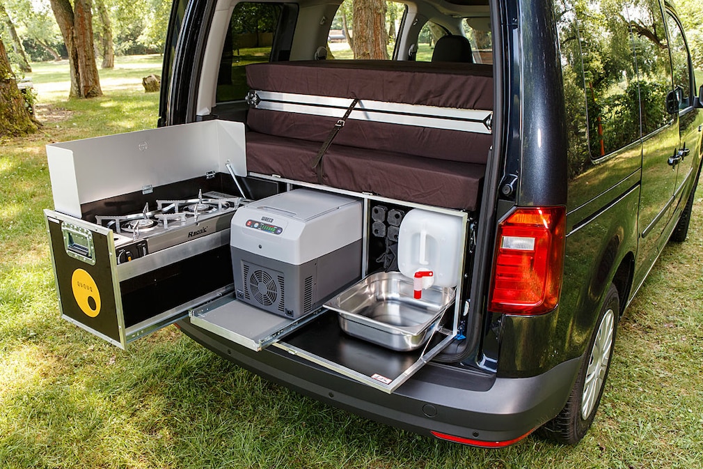 VW Caddy mit Ququq Kombibox