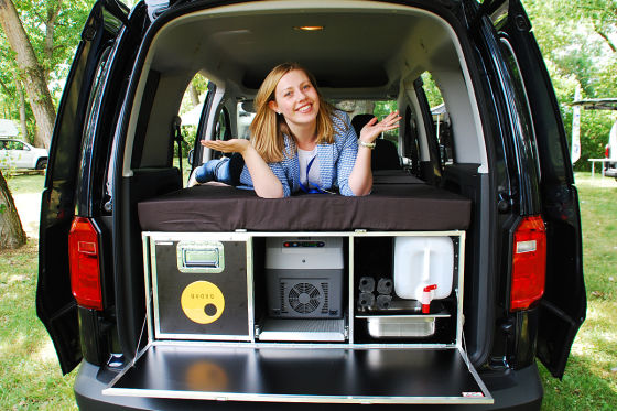 Minicamper in einer Minute