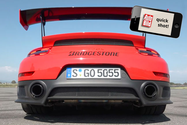 Quickshot Porsche 911 Gt2 Rs Sound 2018 Autobild De