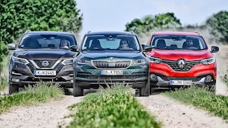 Nissan Qashqai Renault Kadjar Skoda Karoq