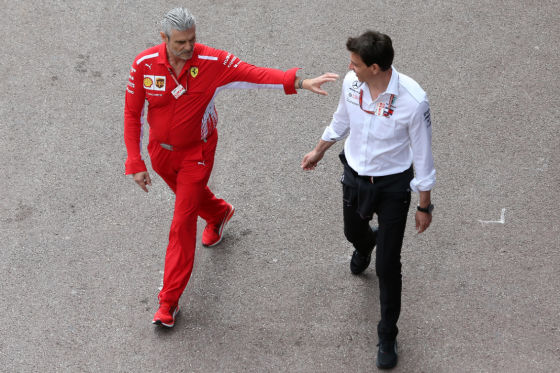 Ferrari & Mercedes