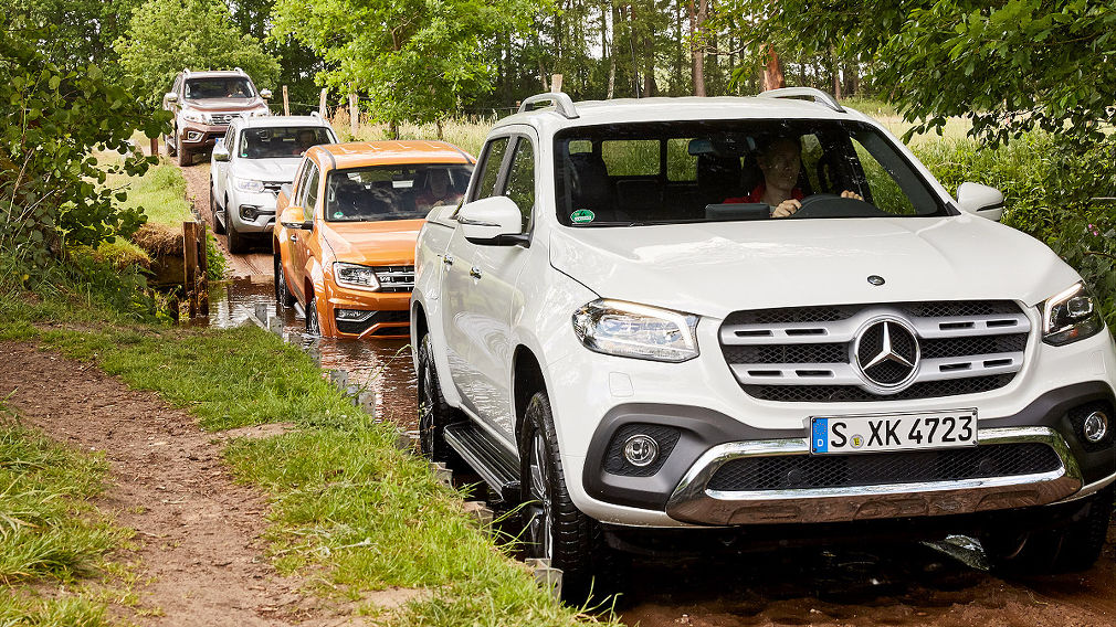 Vier Pick-ups im Vergleich Vier Pick-ups im Vergleich
