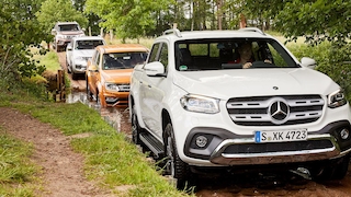 Vier Pick-ups im Vergleich