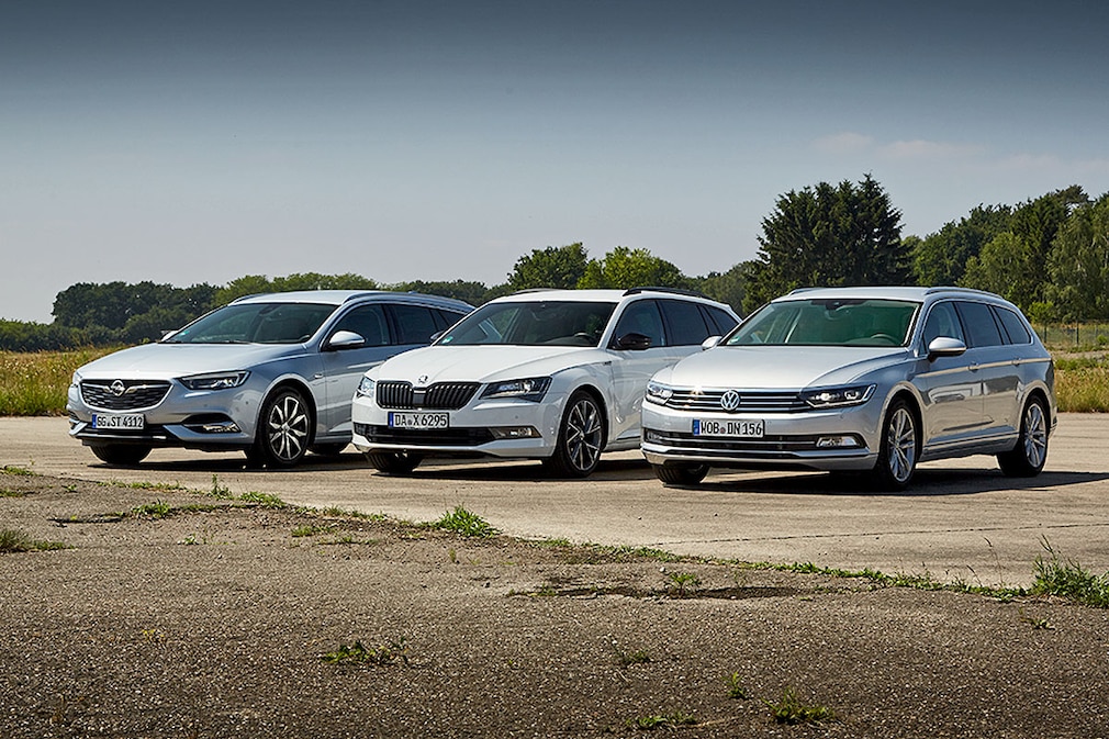Opel Insignia Sports Tourer 2.0 Diesel Skoda Kodiaq 2.0 TDi 4x4 DSG VW Passat Variant 2.0 TDI DSG