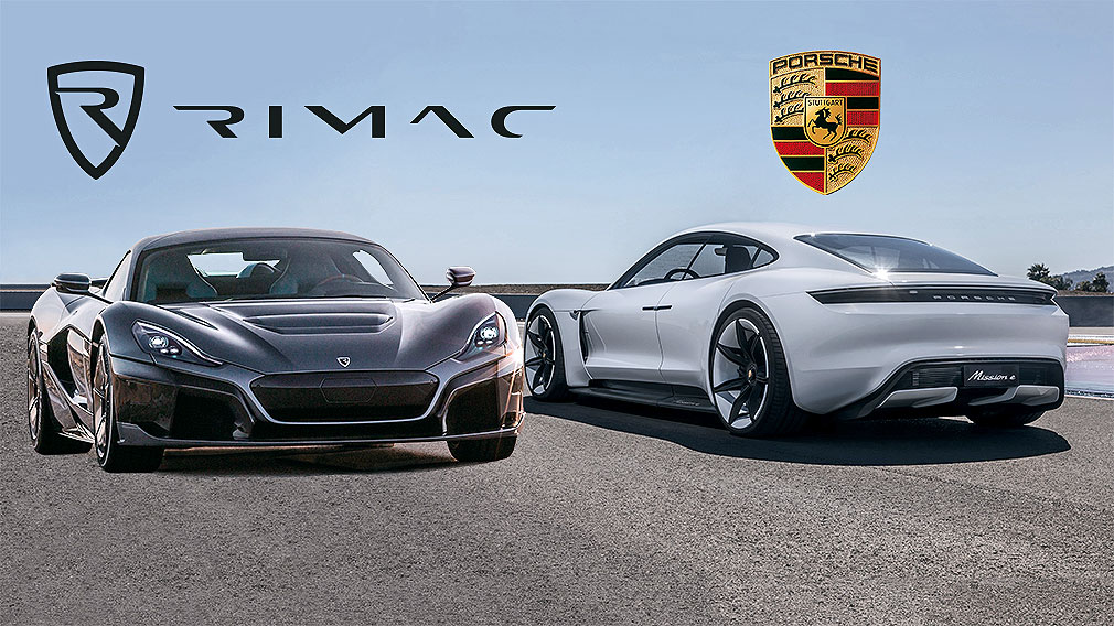 Porsche hot sale and rimac