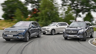 Mercedes GLE Volvo XC90 VW Touareg