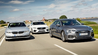 Audi A6 BMW 5er Vovlo S90