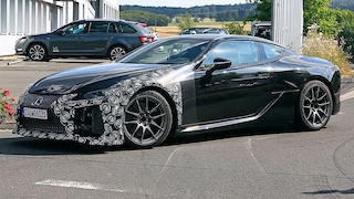 Lexus LC F (2019): Erlkönig, Motor und erste Infos