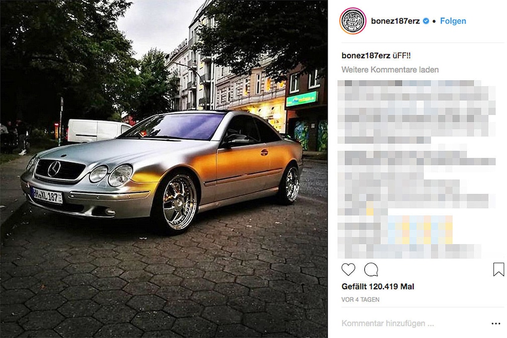 Autos der Rapper