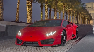 Zu schnell im Miet-Lambo