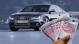Audi S5 500 Euro Geldscheinen Aufmacher !! 16:9 !!