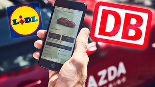 Mazda Carsharing mit Lidl und Deutscher Bahn !! 16:9 !!